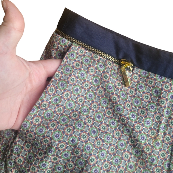 🌟3 For $15 SALE🌟 ZARA Basic High Waisted Ombre Multicolor Cropped Pants - Picture 4 of 8